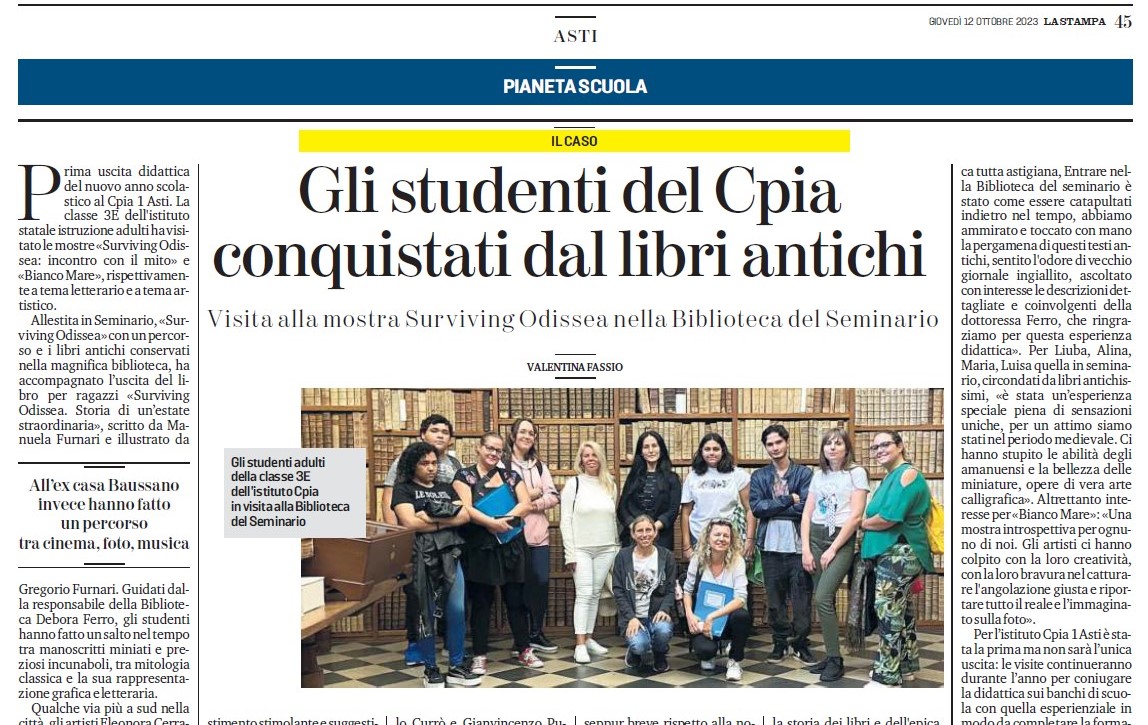 Surviving Odissea scuole La Stampa